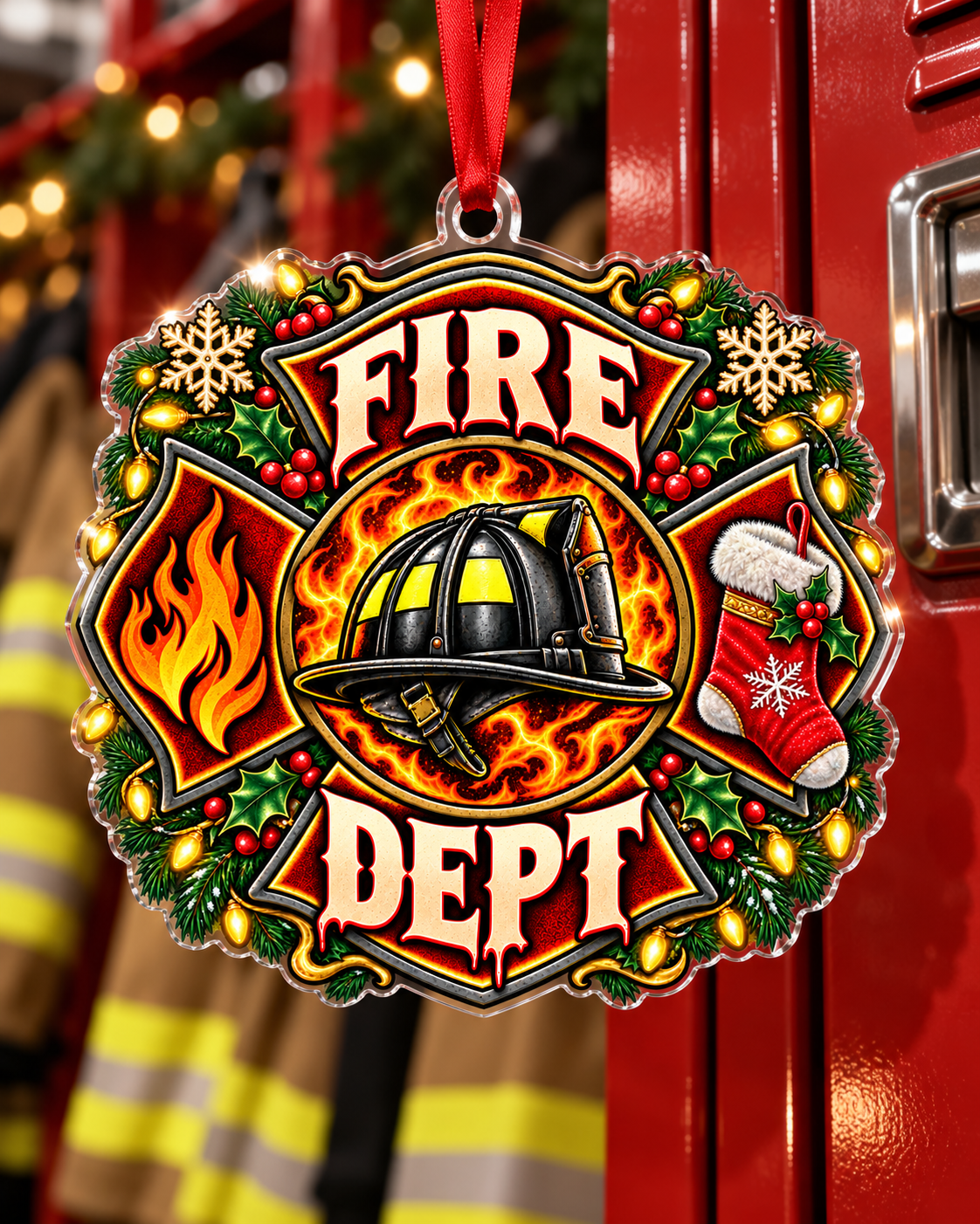 Firehouse Pride Holiday Ornament