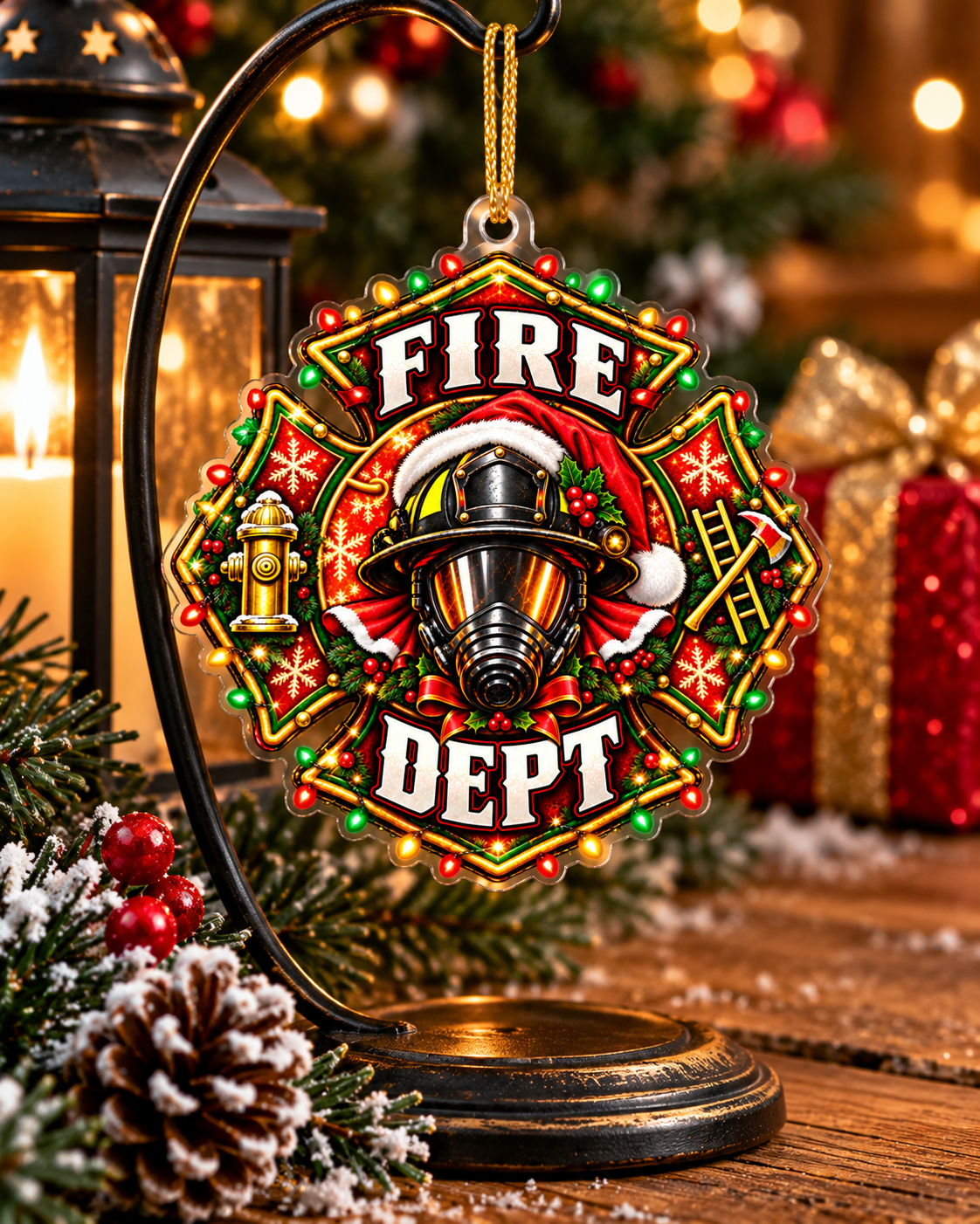 Firehouse Holiday Keepsake Ornament