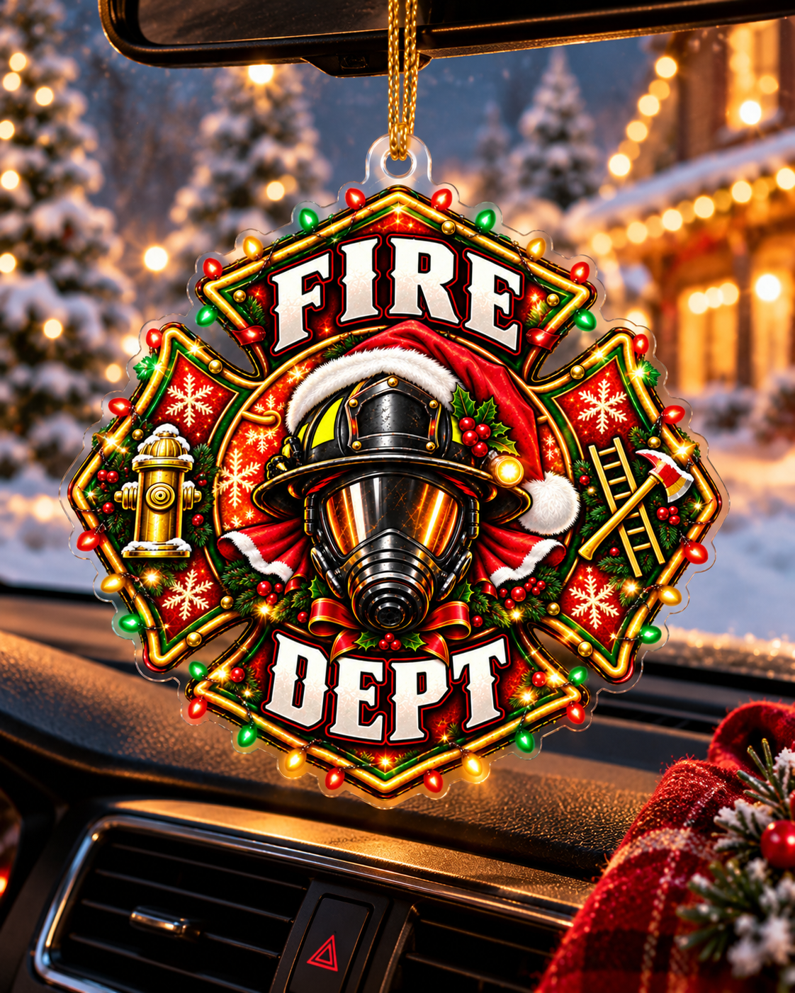 Firehouse Holiday Keepsake Ornament