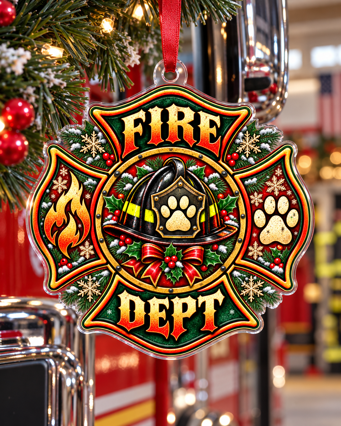 Hometown Hero Christmas Ornament