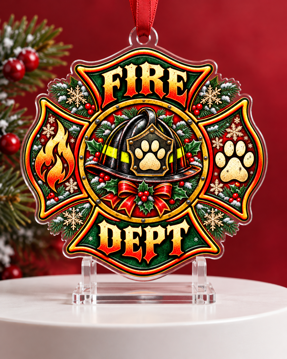 Hometown Hero Christmas Ornament