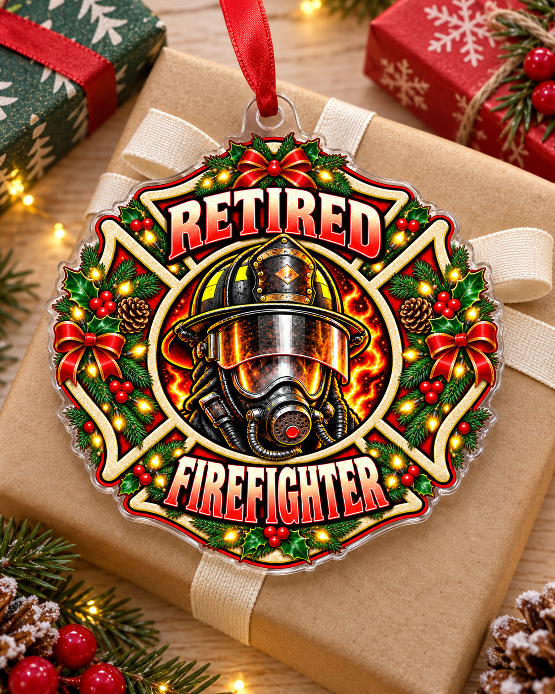A Hero's Helmet Christmas Keepsake