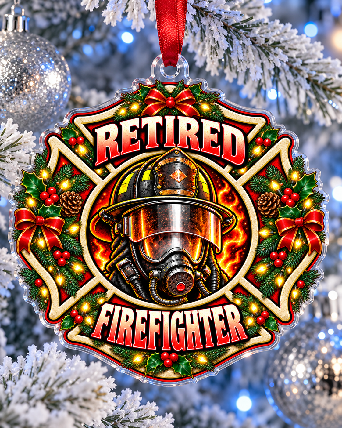 A Hero's Helmet Christmas Keepsake