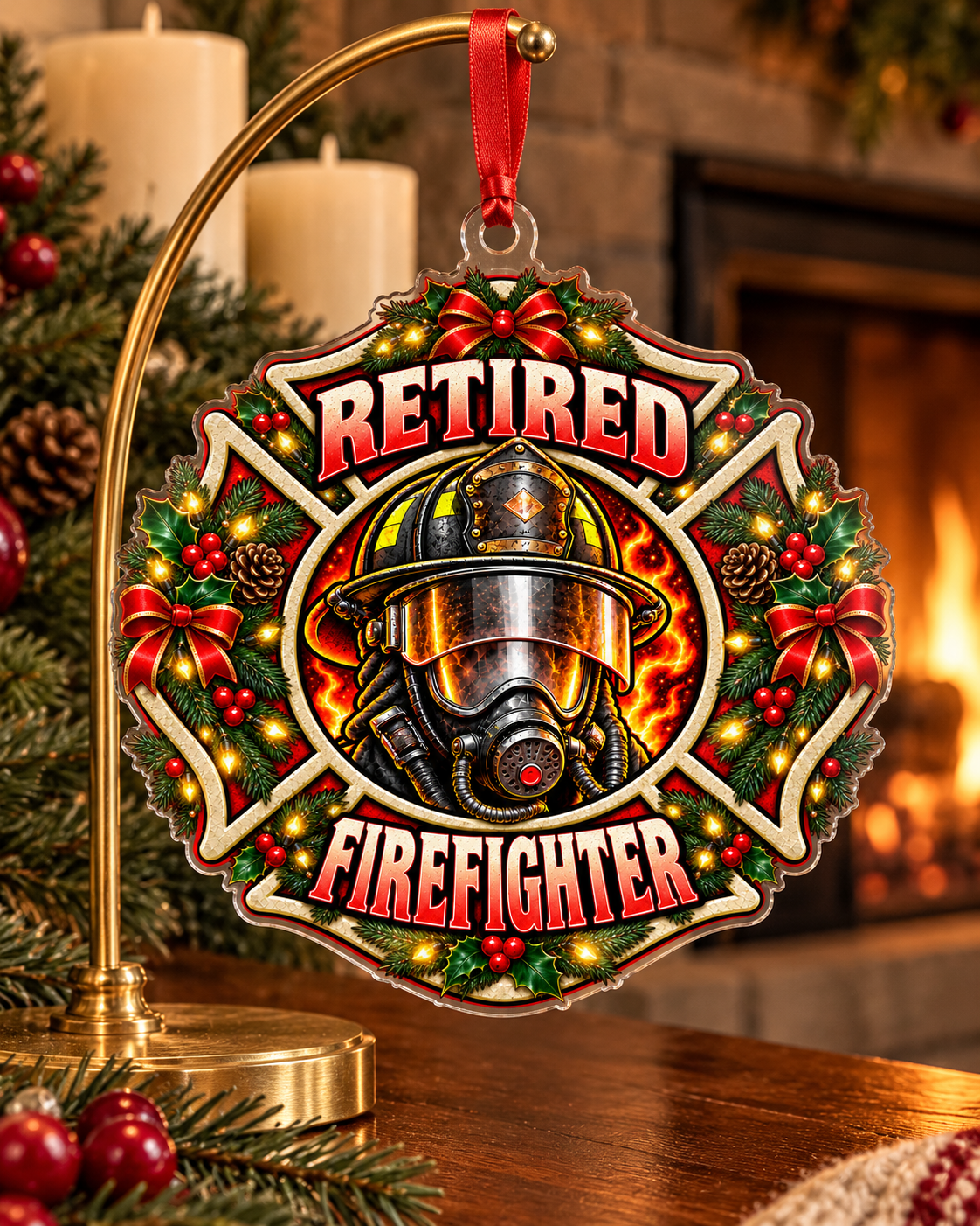 A Hero's Helmet Christmas Keepsake