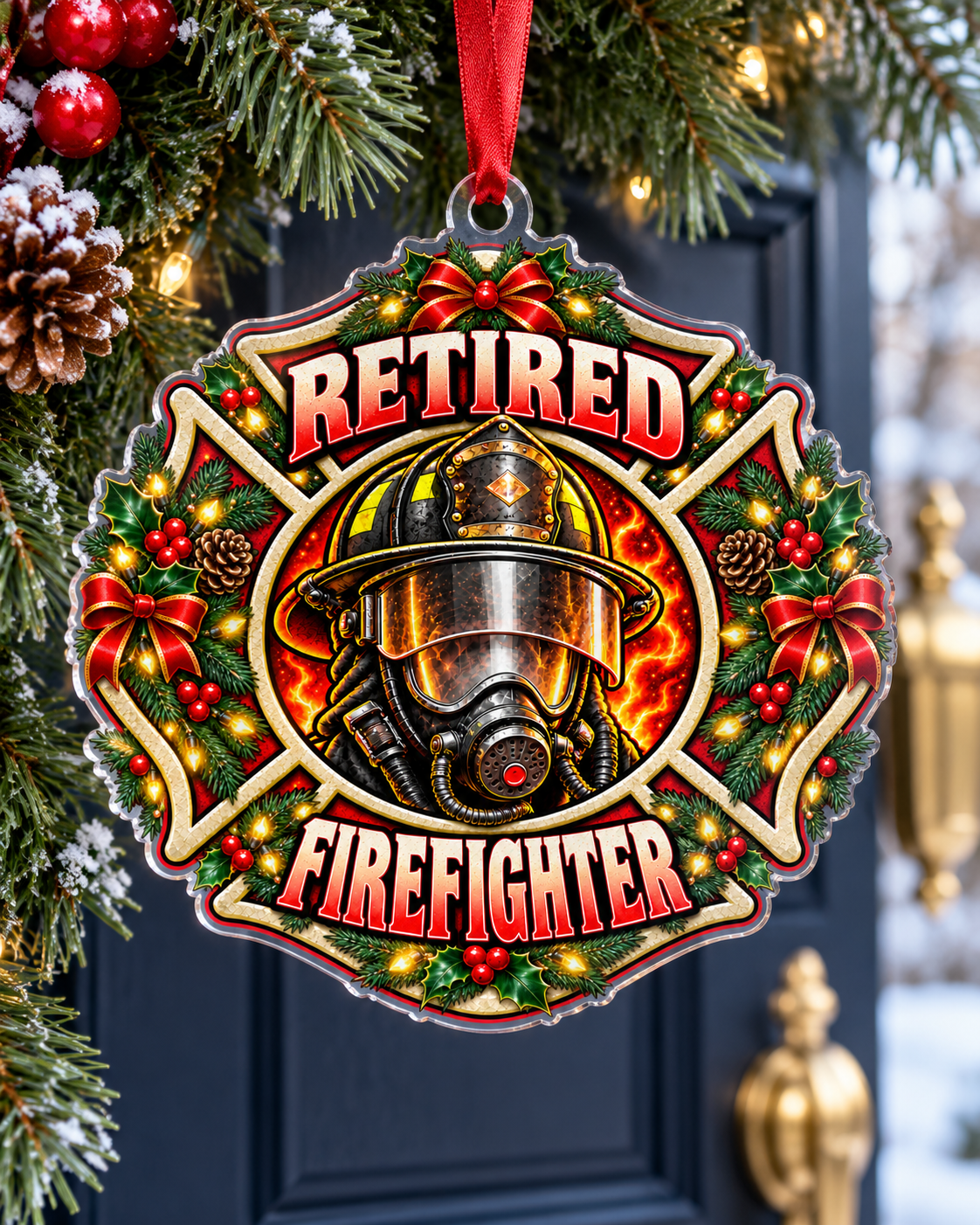 A Hero's Helmet Christmas Keepsake