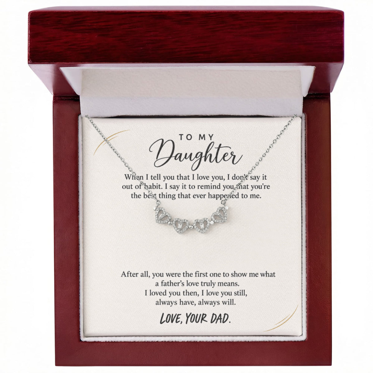 To My Daughter Love Your DAD