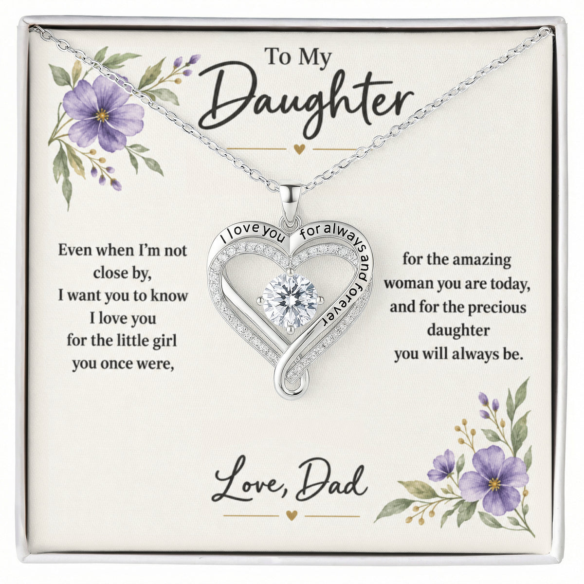 To My Daughter Love DAD