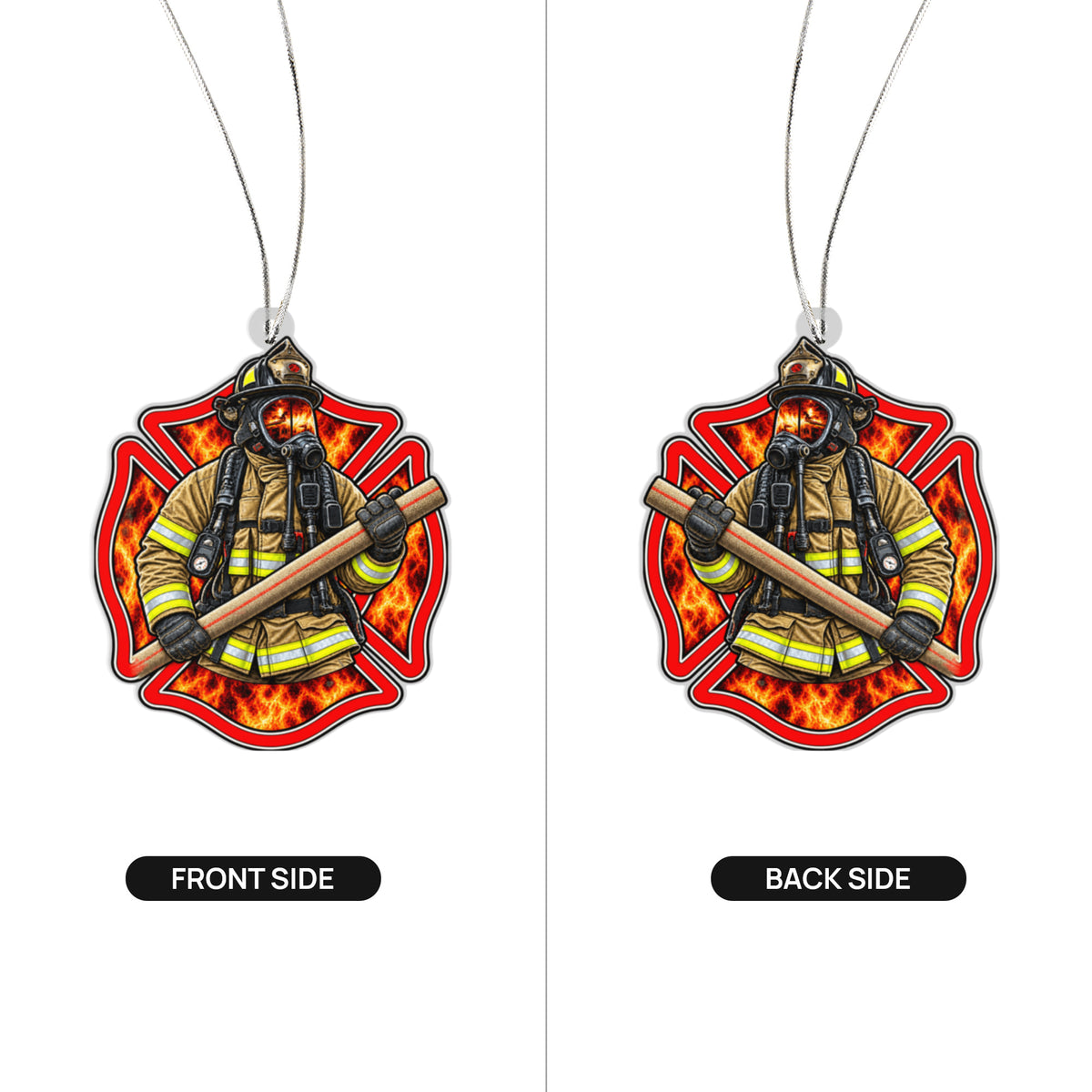 Fire Department Acrylic Ornament