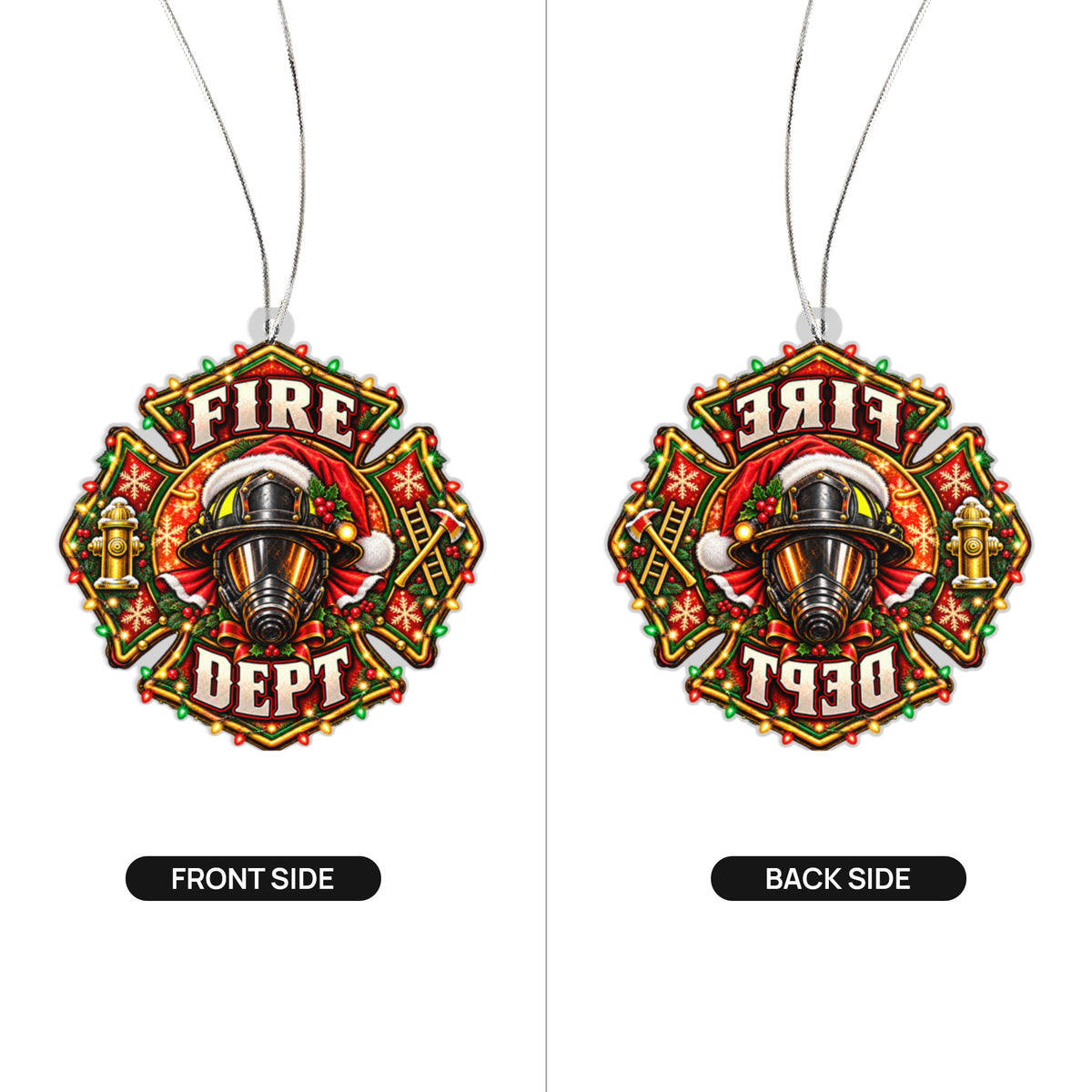 Firehouse Holiday Keepsake Ornament