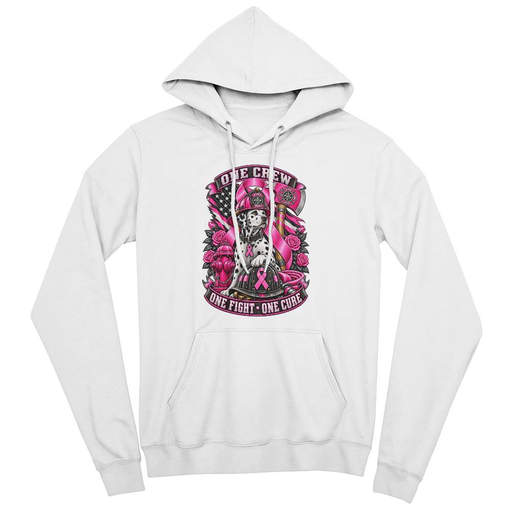 One Crew One Fight One Cure Pullover Fleece Hoodie.