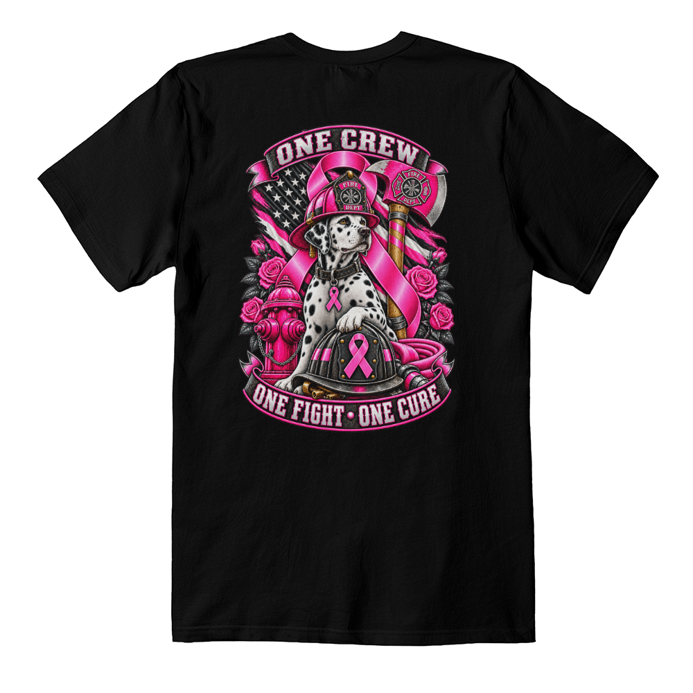 One Crew One Fight One Cure Bella + Canvas 3001 Jersey Tee