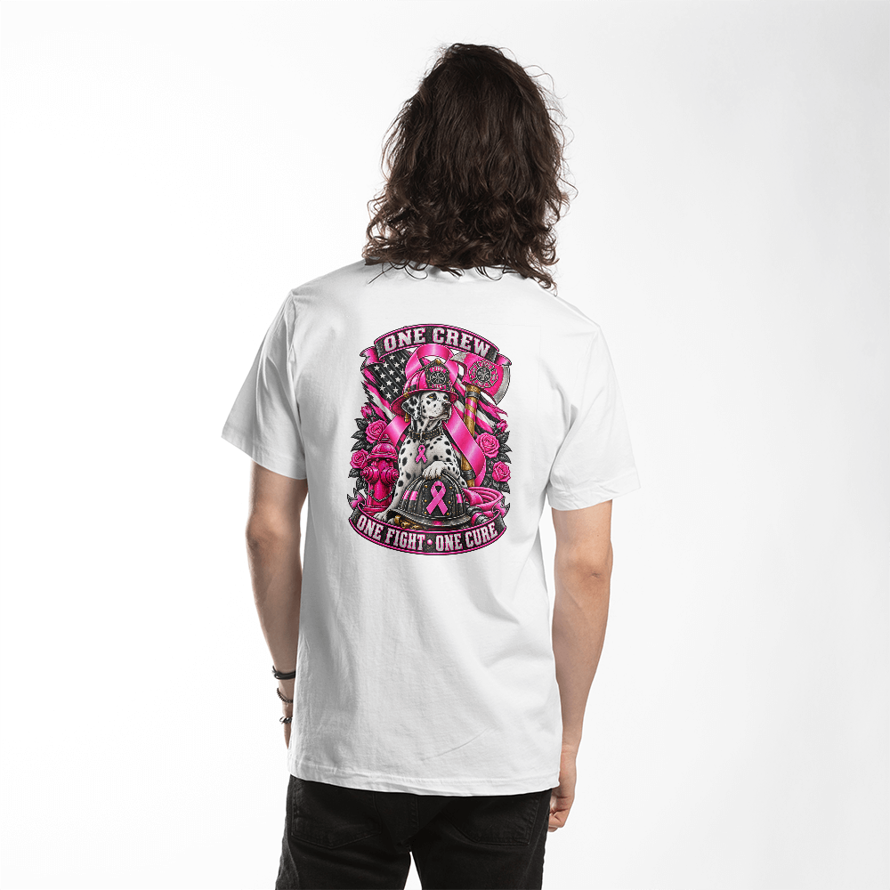 One Crew One Fight One Cure Bella + Canvas 3001 Jersey Tee