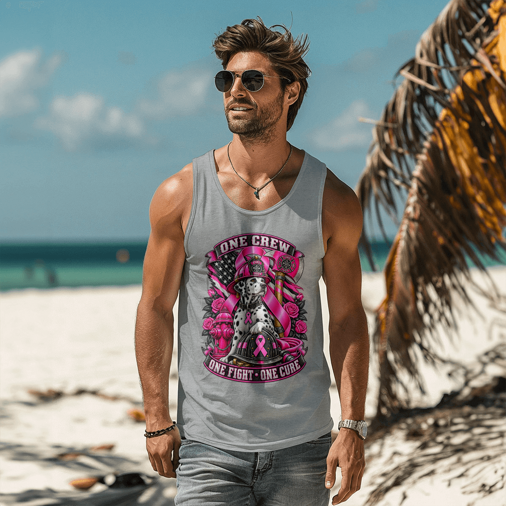 One Crew One Fight One Cure tank top
