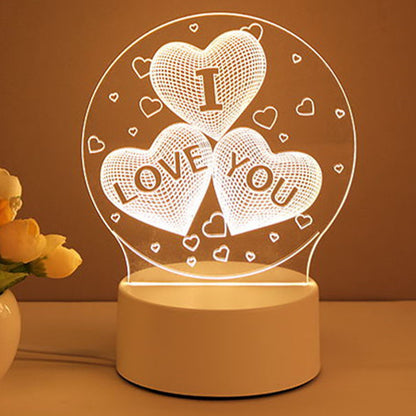 USB LED Night Lamp for valentines day