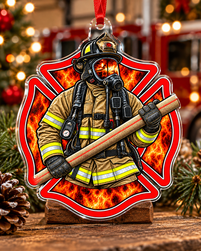 Fire Department Acrylic Ornament