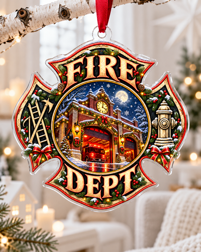 Firefighter Holiday Tribute Ornament