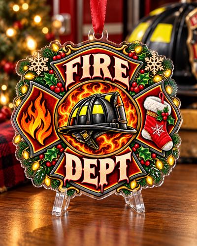 Firehouse Pride Holiday Ornament