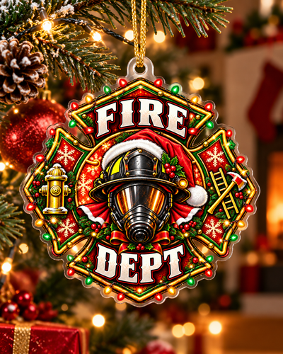 Firehouse Holiday Keepsake Ornament