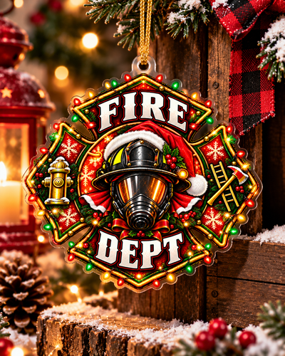Firehouse Holiday Keepsake Ornament