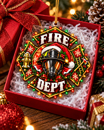 Firehouse Holiday Keepsake Ornament