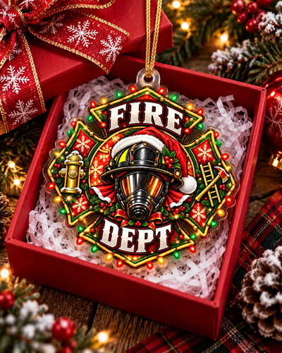 Firehouse Holiday Keepsake Ornament