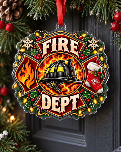 Firehouse Pride Holiday Ornament