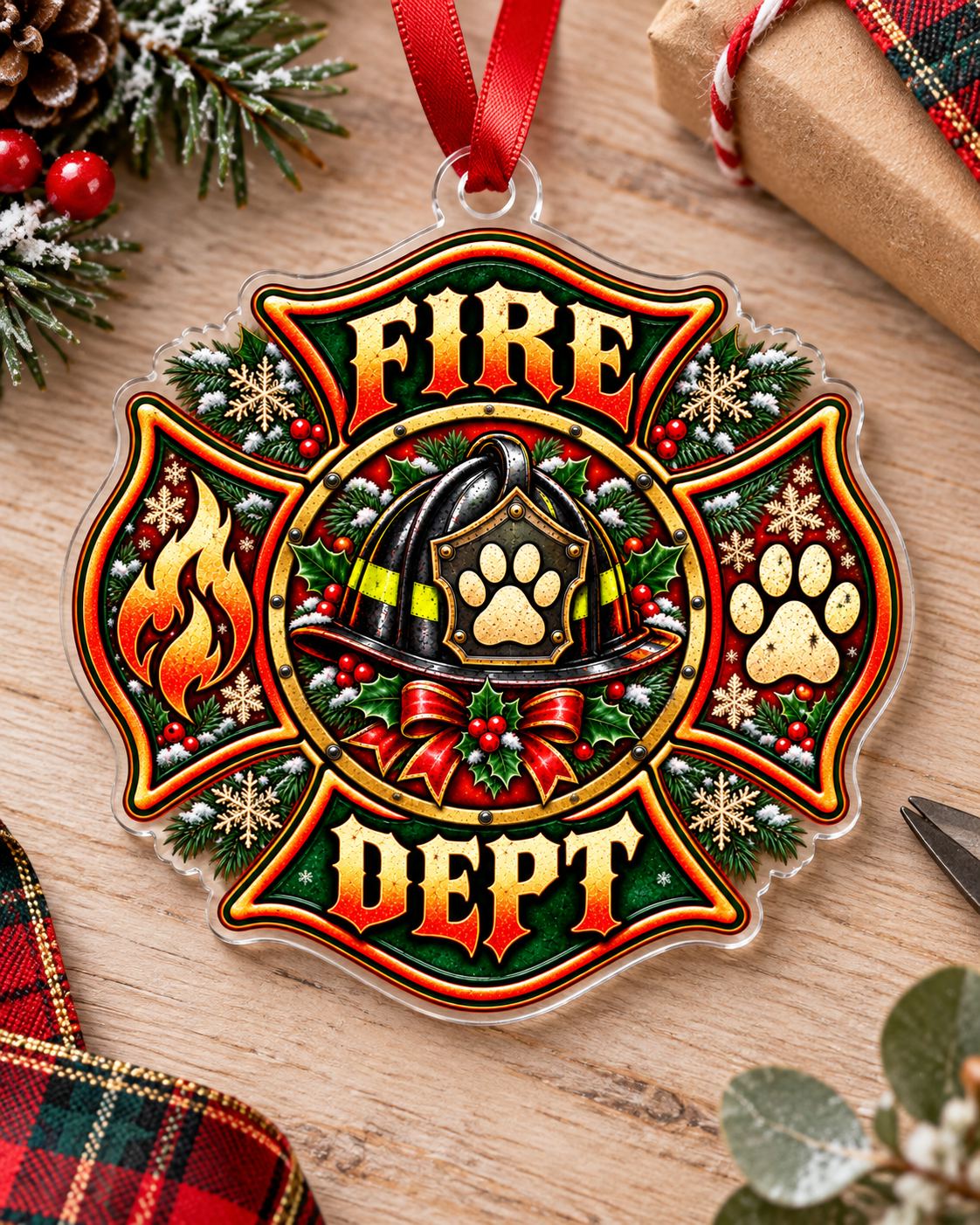 Hometown Hero Christmas Ornament