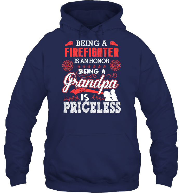 Proud Firefighter Grandpa tee