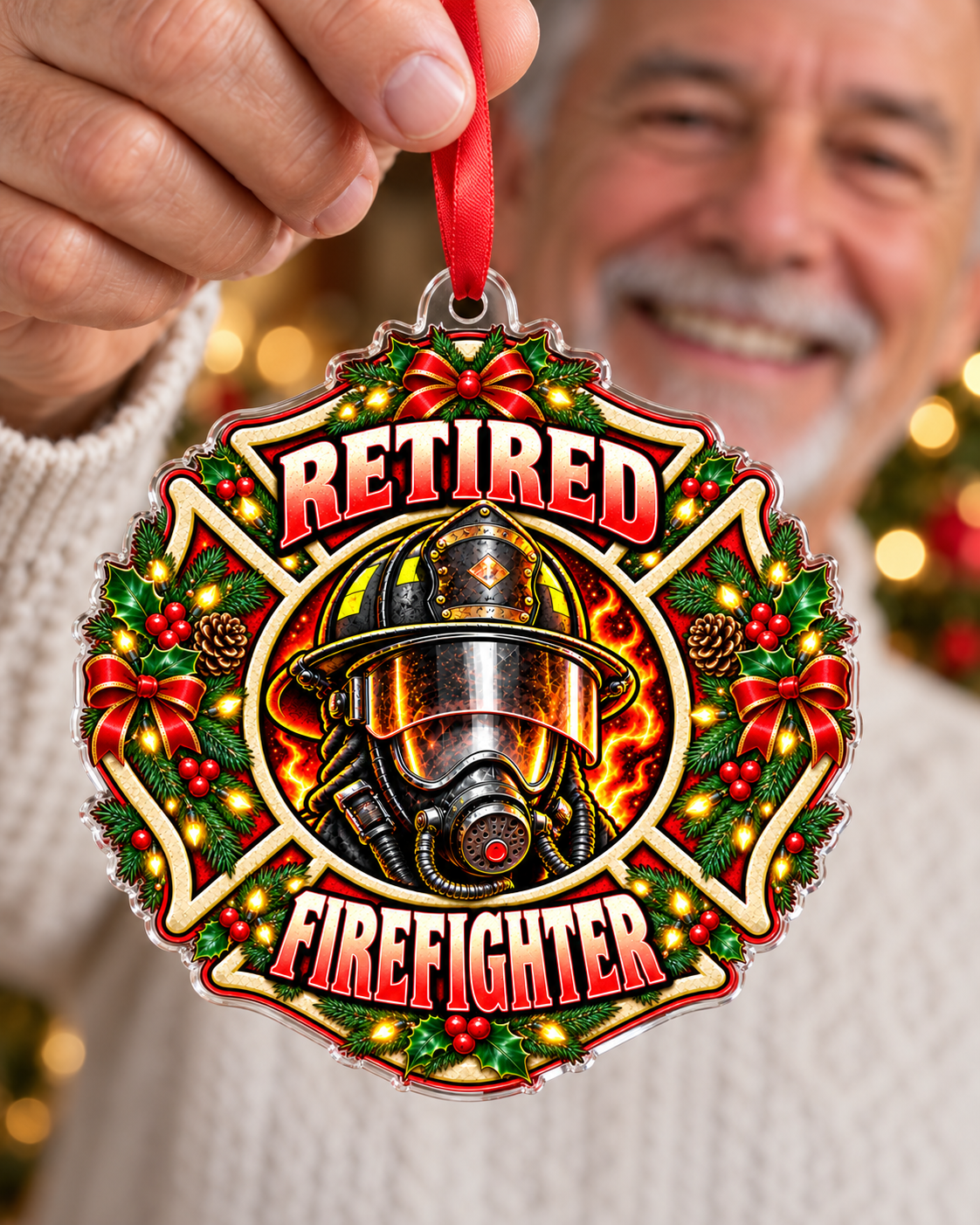 A Hero's Helmet Christmas Keepsake