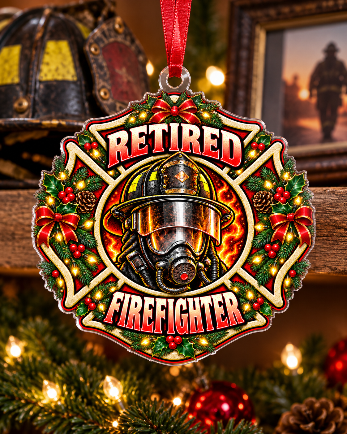 A Hero's Helmet Christmas Keepsake