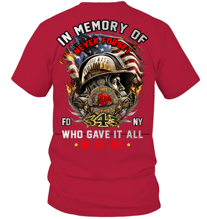 In Memory Of Fallen Firefighter