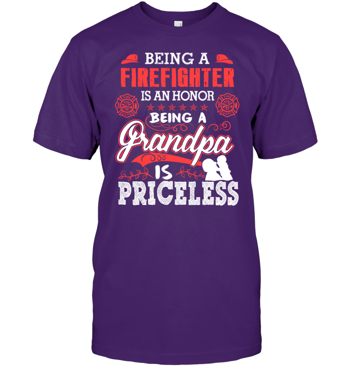 Proud Firefighter Grandpa tee