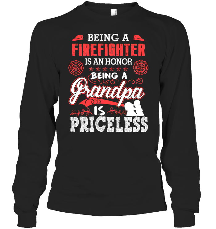 Proud Firefighter Grandpa tee