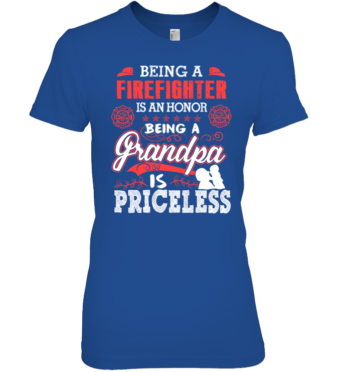 Proud Firefighter Grandpa tee