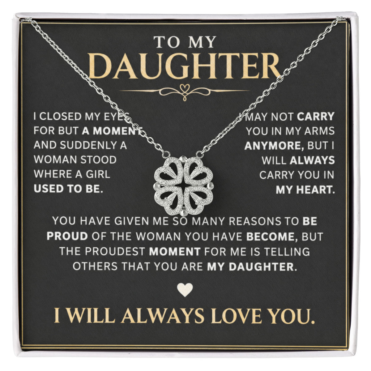 To my daughter