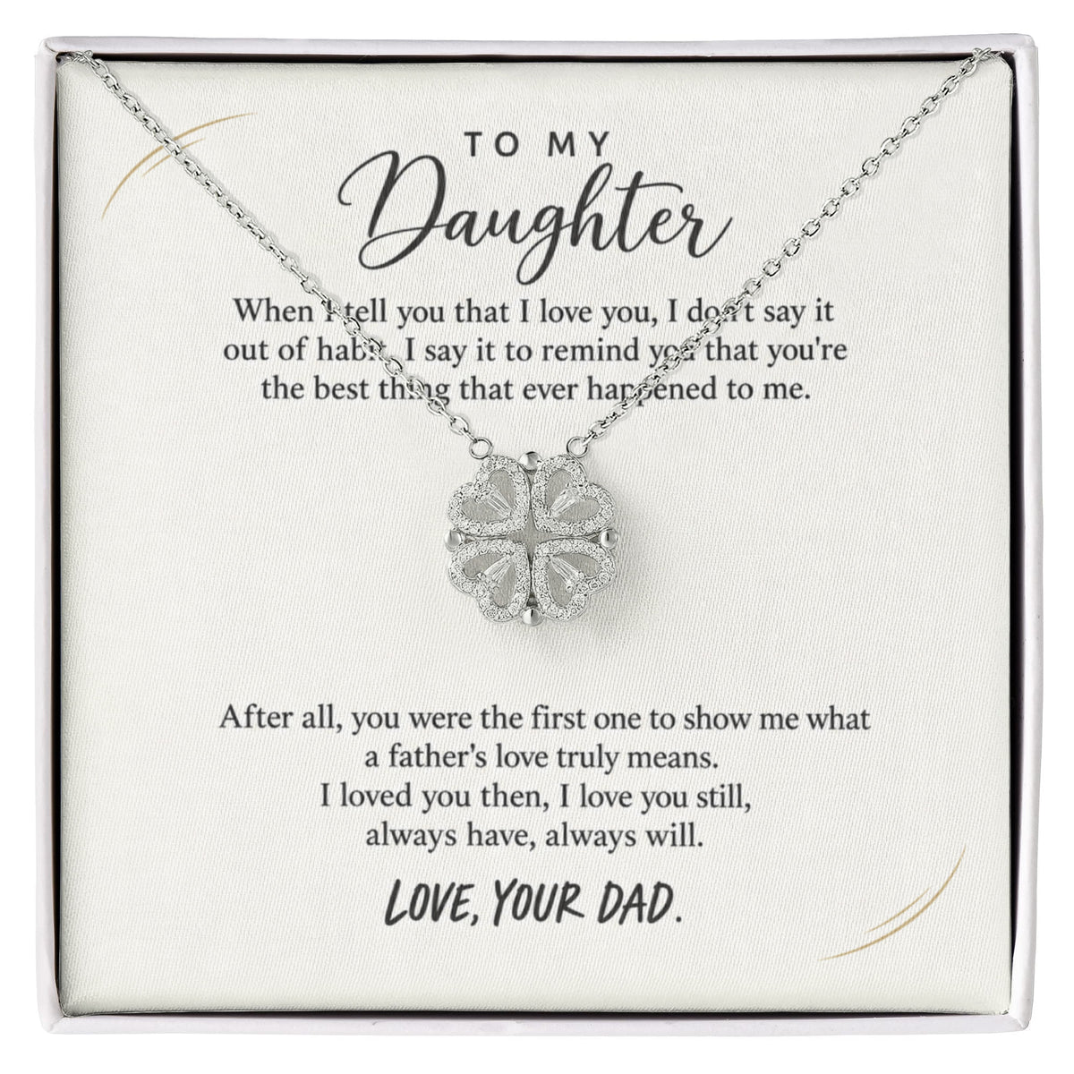 To My Daughter Love Your DAD