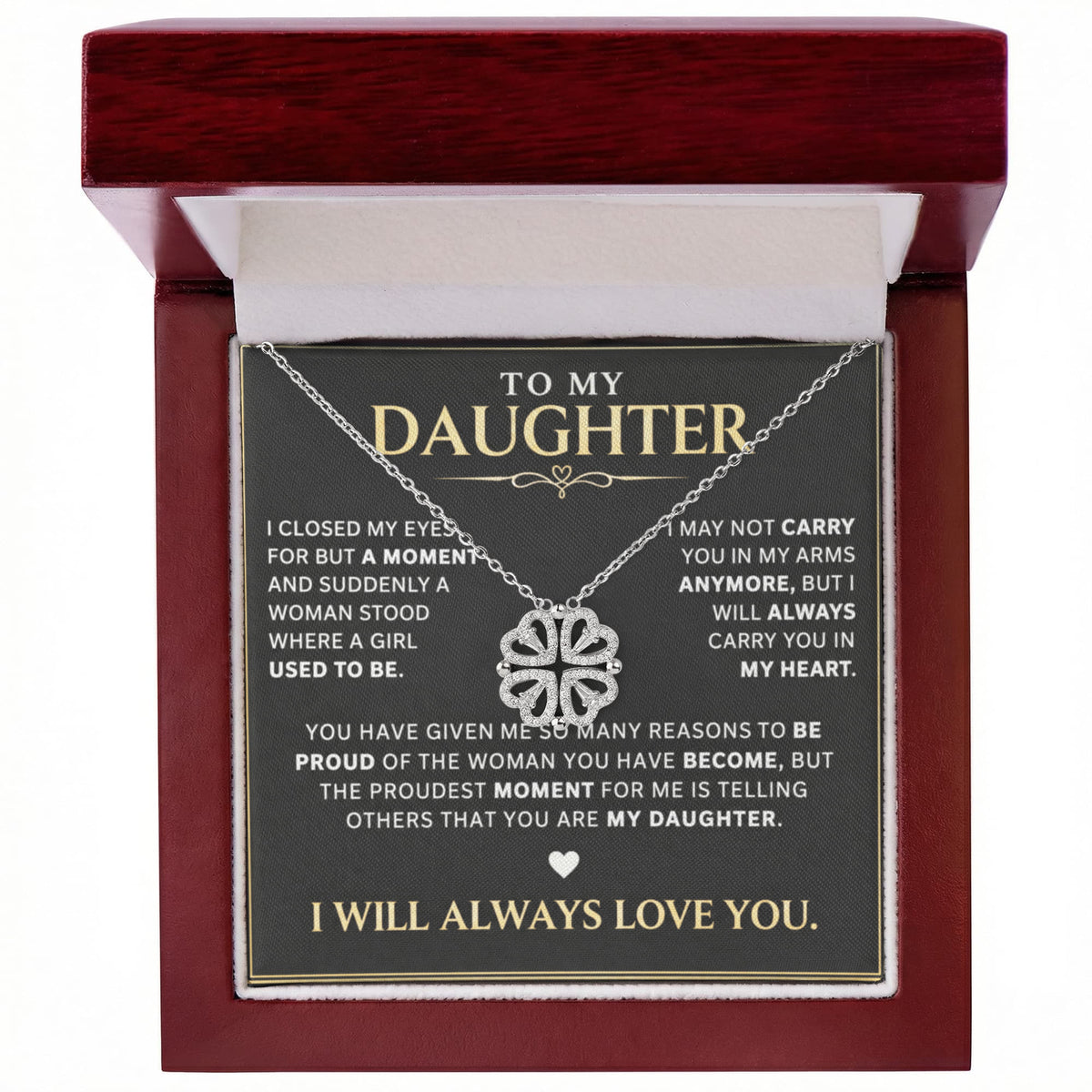 To my daughter