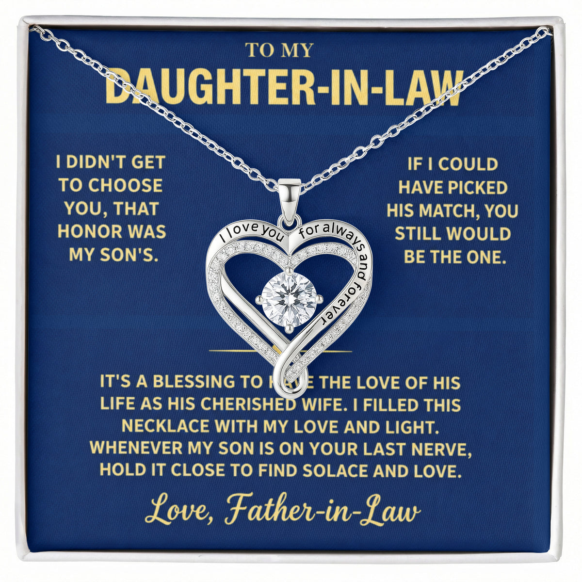 To my daughter in law