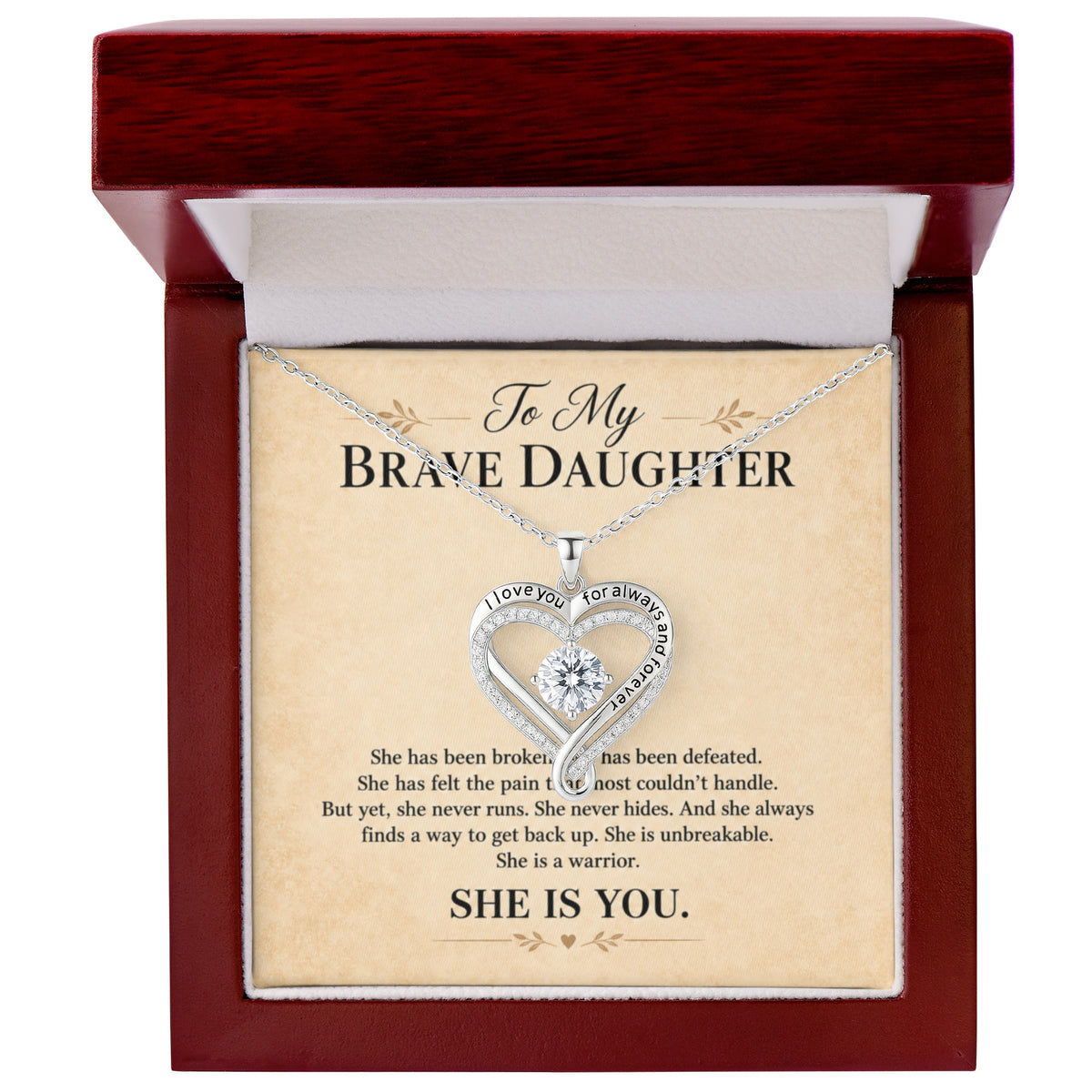 To My Brave Daughter