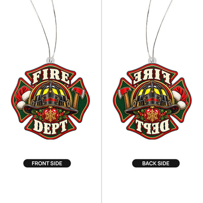 Firefighter Christmas Helmet Ornament