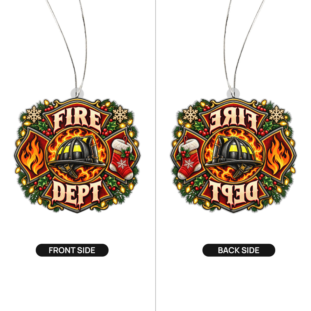 Firehouse Pride Holiday Ornament