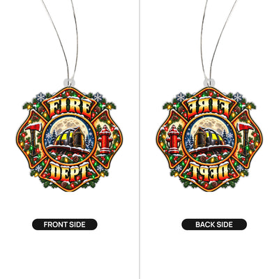 Fire Department Christmas Tree Ornament