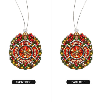 Fire Department Maltese Cross ornaments