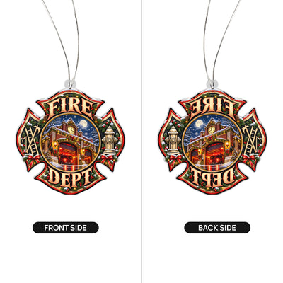 Firefighter Holiday Tribute Ornament