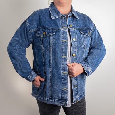 One Crew One One Fight One Cure Women's DTG Denim Jacket