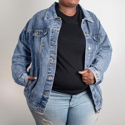 One Crew One One Fight One Cure Women's DTG Denim Jacket