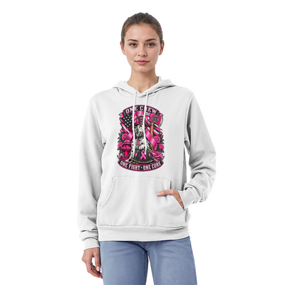 One Crew One Fight One Cure Pullover Fleece Hoodie.