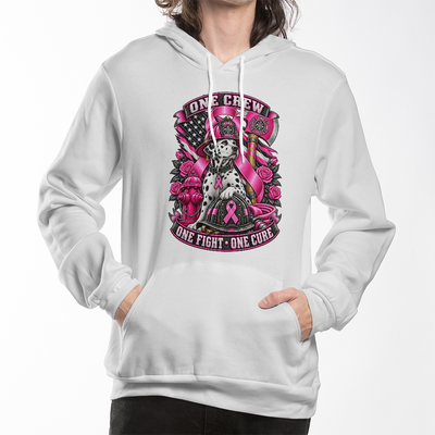 One Crew One Fight One Cure Pullover Fleece Hoodie.