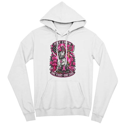 One Crew One Fight One Cure Pullover Fleece Hoodie.