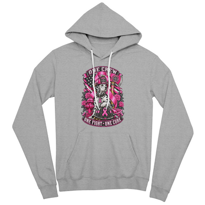 One Crew One Fight One Cure Pullover Fleece Hoodie.